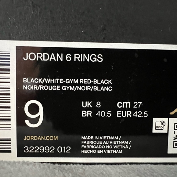 Jordan 6 Rings - Picture 6 of 6